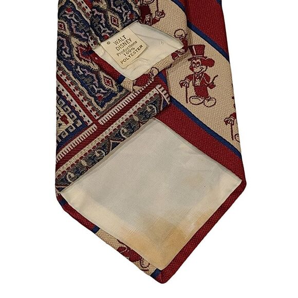 60s/70s Mickey Mouse by Cervantes POLYESTER Walt Disney Necktie Neck Tie GUC - Picture 9 of 9